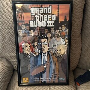 Grand Theft Auto III Framed Poster